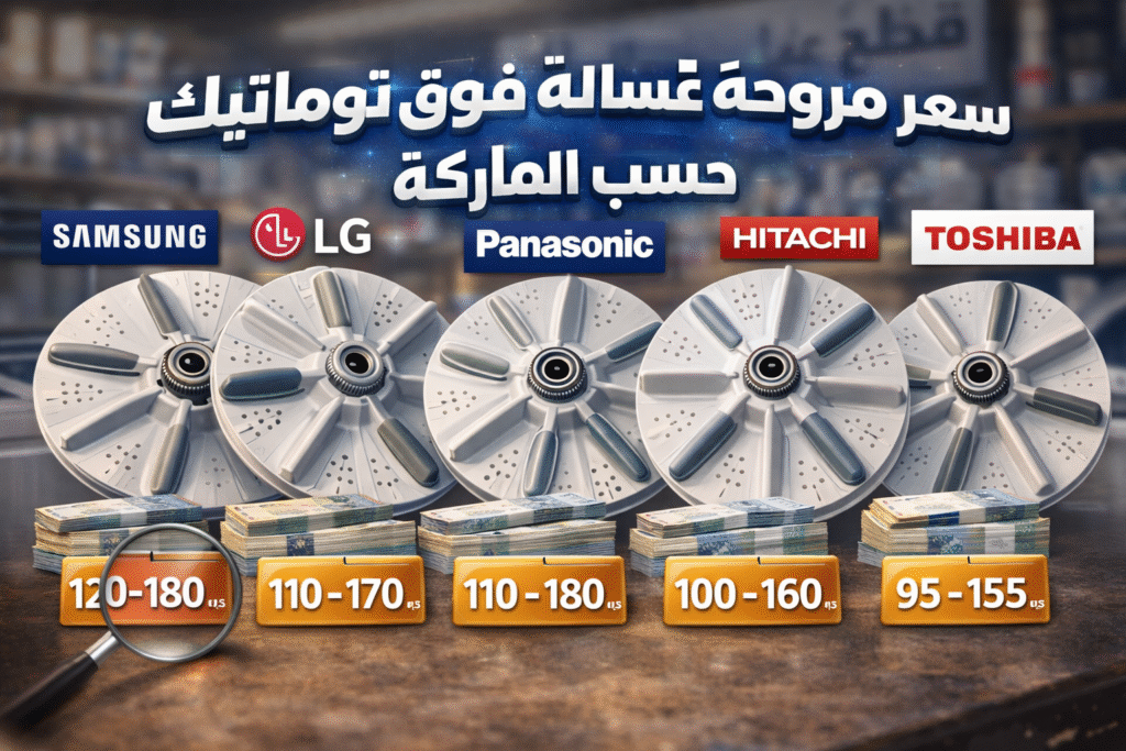 سعر مروحة غسالة فوق اتوماتيك