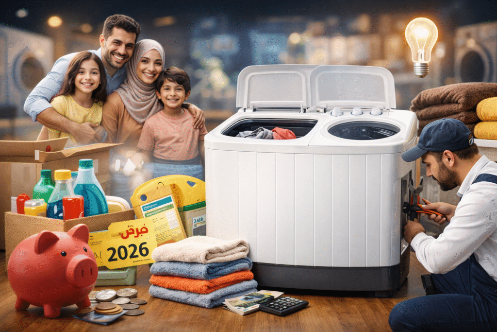 غسالة حوضين 14 كيلو