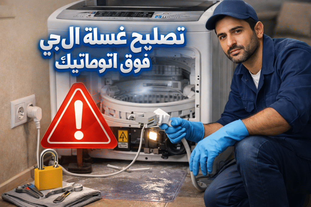 تصليح غسالة ال جي فوق اتوماتيك