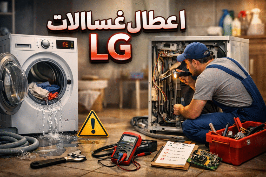 اعطال غسالات LG