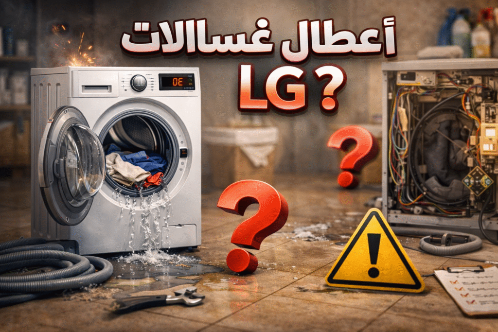 اعطال غسالات LG