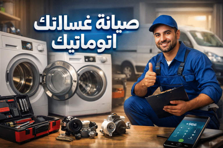 وين تلقى أفضل صيانة غسالات اتوماتيك؟ محلات مجرّبة وخدمة سريعة