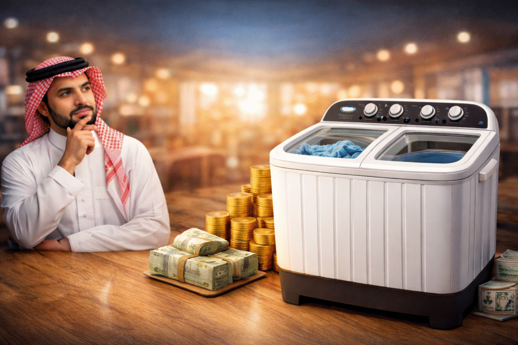 غسالات ملابس حوضين