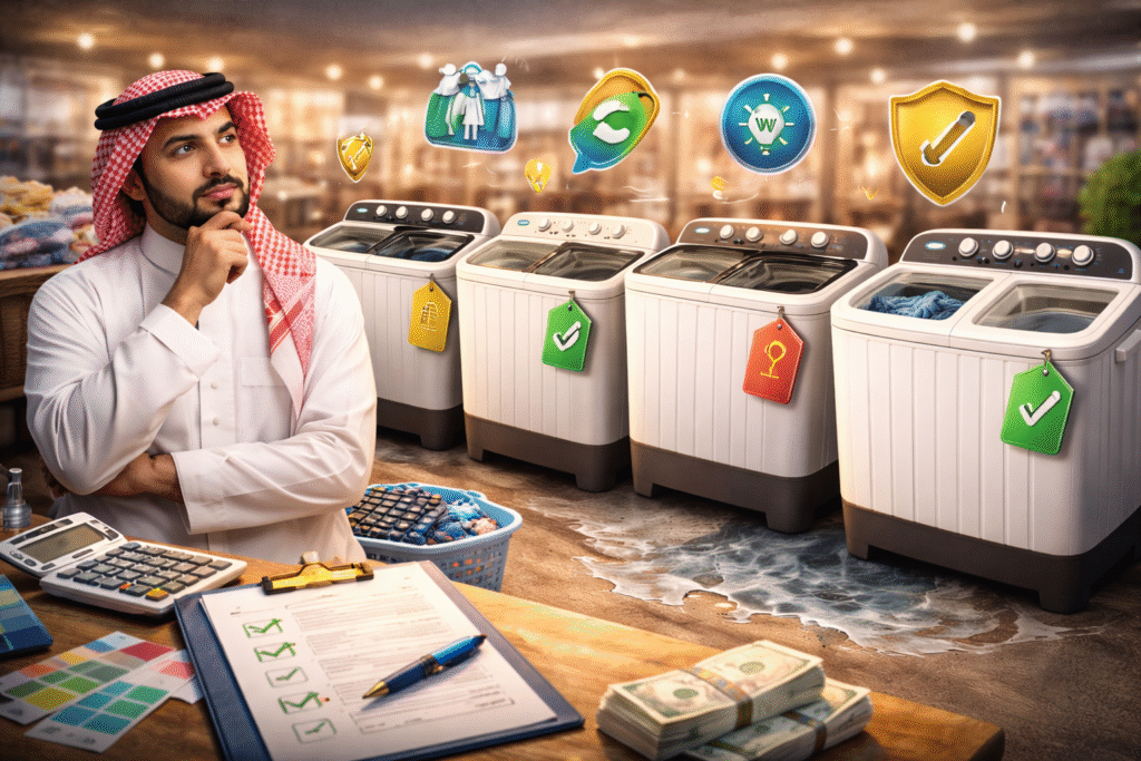 غسالات ملابس حوضين