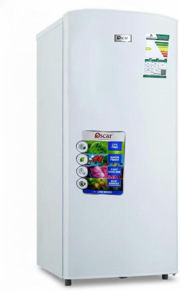 ثلاجة باب واحد اوسكار في مطبخ عصري