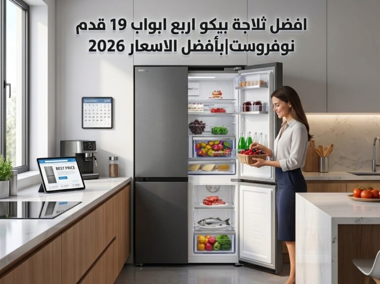 افضل ثلاجة بيكو اربع ابواب 19 قدم نوفروست|بأفضل الاسعار 2026