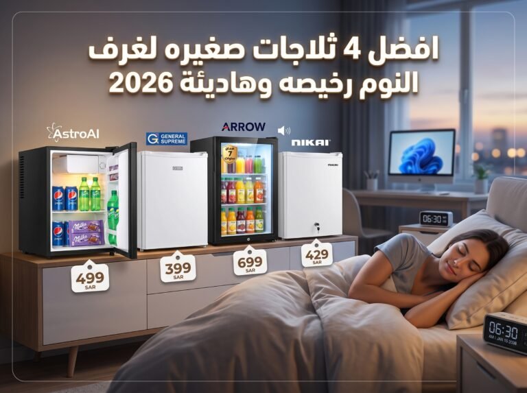 افضل 4 ثلاجات صغيره لغرف النوم رخيصه وهاديئة 2026