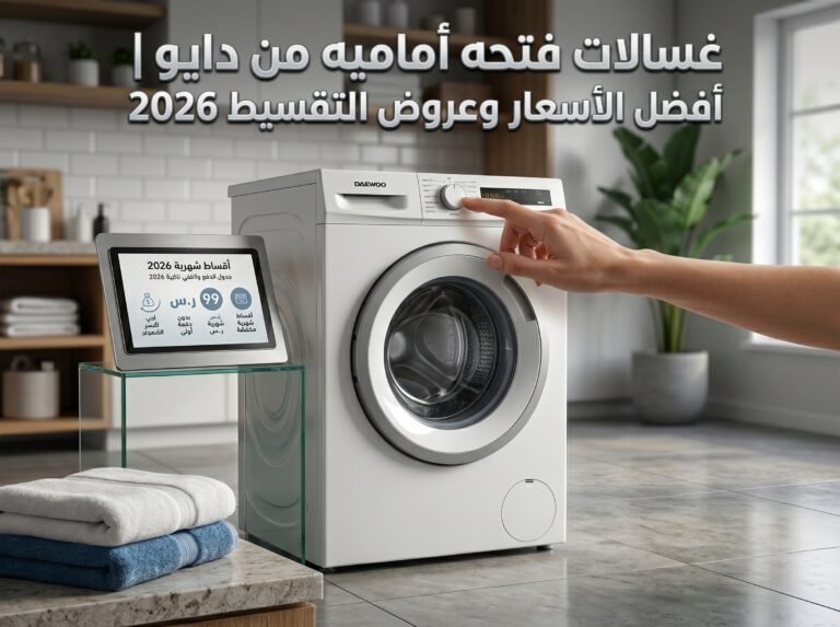 غسالات فتحه اماميه من دايو| أفضل الأسعار وعروض التقسيط 2026