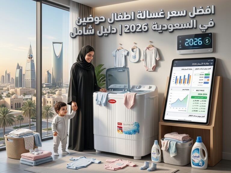 افضل سعر غسالة اطفال حوضين في السعودية 2026 | دليل شامل