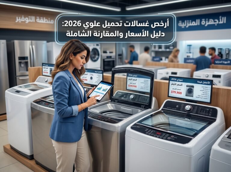 أرخص غسالات تحميل علوي 2026: دليل الأسعار والمقارنة الشاملة