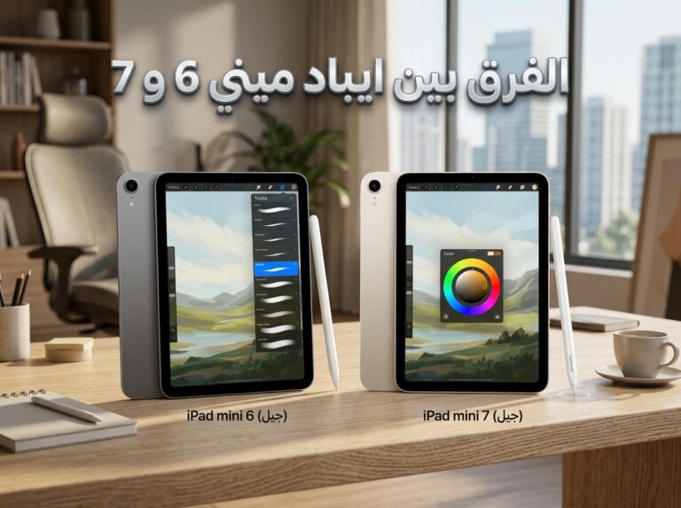 الفرق بين ايباد ميني 6 و 7: مقارنة شاملة 2026 المواصفات، السعر