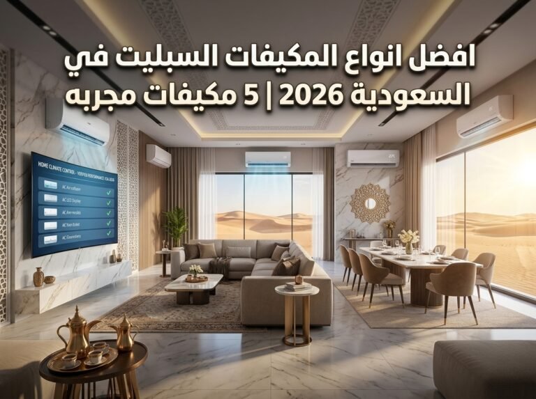 افضل انواع المكيفات السبلت في السعودية 2026 | 5 مكيفات مجربه