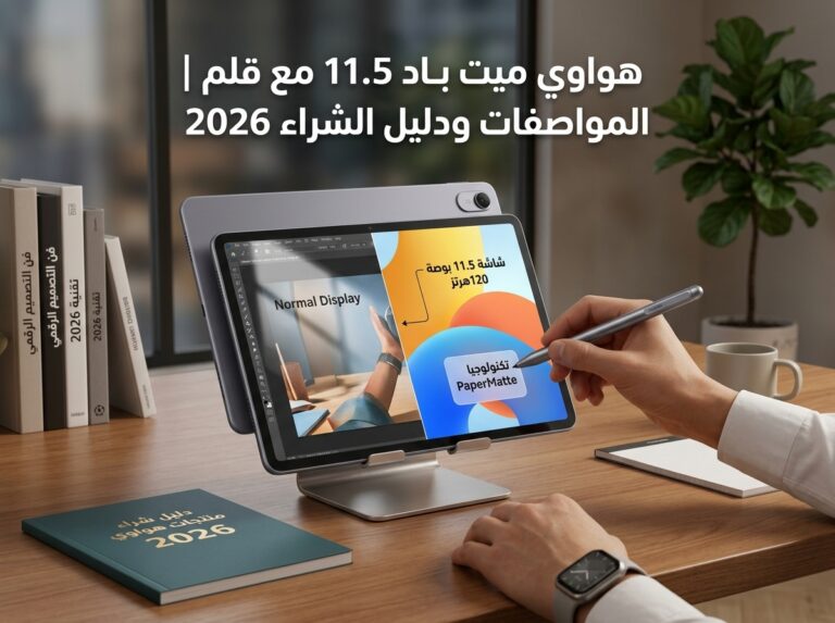 هواوي ميت باد 11.5 مع قلم | المواصفات ودليل الشراء 2026