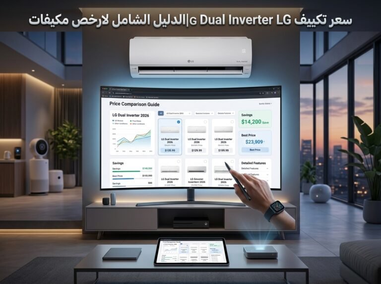 سعر تكييف LG Dual Inverter 2026|الدليل الشامل لارخص مكيفات