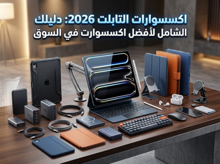 اكسسوارات التابلت 2026: دليلك الشامل لأفضل اكسسوارت في السوق