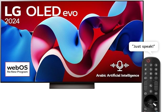 تلفزيونات الجي OLED evo C4 65 بوصة