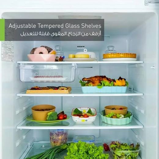 داخل ثلاجة باناسونيك 18 قدم - أرفف زجاج مقوى