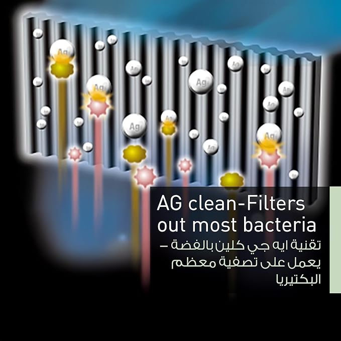 ثلاجة باناسونيك بابين - فلتر Ag Clean