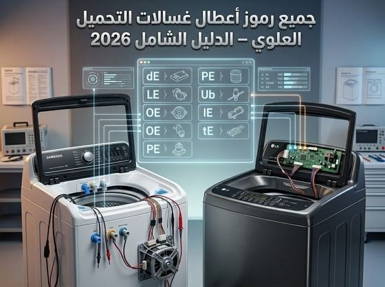 رموز أعطال غسالات التحميل العلوي - الدليل الشامل