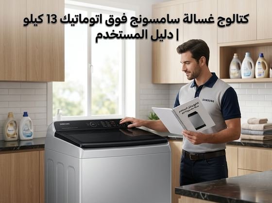 كتالوج غسالة سامسونج فوق اتوماتيك 13 كيلو - دليل الصيانة والتنظيف