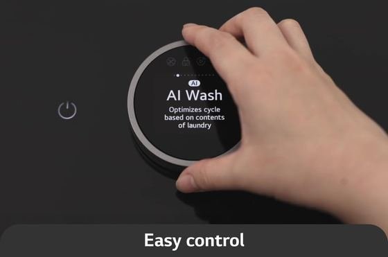 غسالات ال جي تحميل علوي 24 كيلو AI DD
