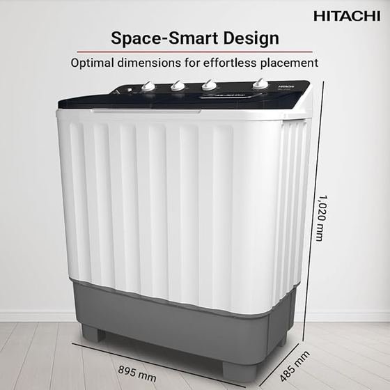 أفضل أنواع الغسالات العادية واسعارها - هيتاشي أبعاد Space Smart