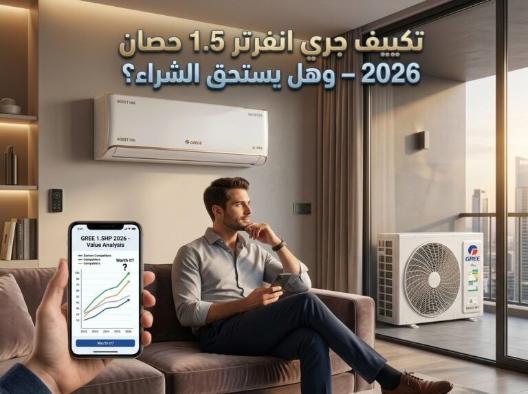 تكييف جري انفرتر 1.5 حصان 2026 – وهل يستحق الشراء؟