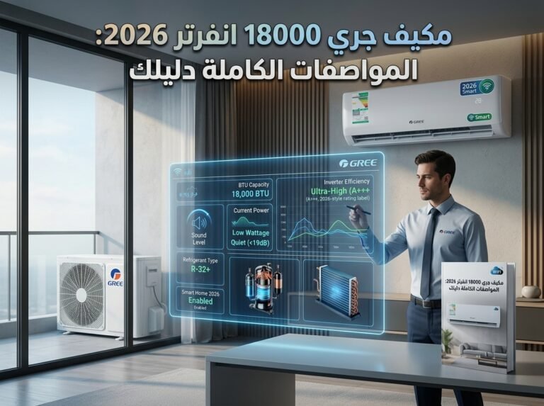 مكيف جري 18000 انفرتر 2026: المواصفات الكاملة دليلك
