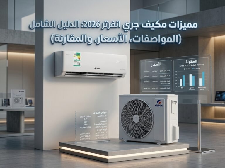 مميزات مكيف جري انفرتر 2026: الدليل الشامل (المواصفات، الأسعار، والمقارنة)