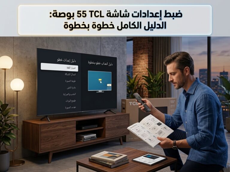 ضبط إعدادات شاشة TCL 55 بوصة: الدليل الكامل خطوة بخطوة