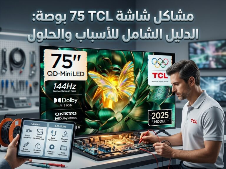 مشاكل شاشة TCL 75 بوصة: الدليل الشامل للأسباب والحلول