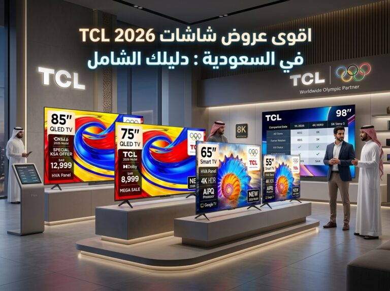 عروض شاشات TCL 2026 في السعودية— مقارنة أسعار محدثة من أفضل المتاجر