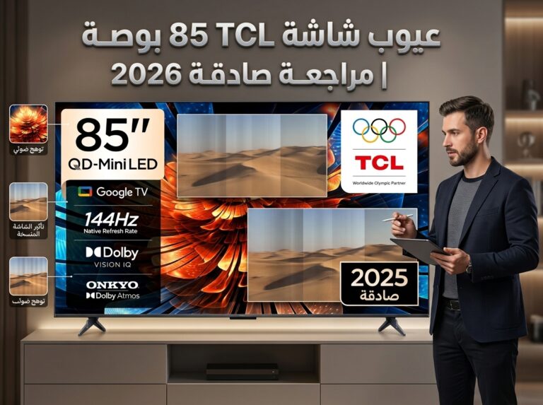 عيوب شاشة TCL 85 بوصة: مراجعة شاملة وصادقة قبل الشراء 2026