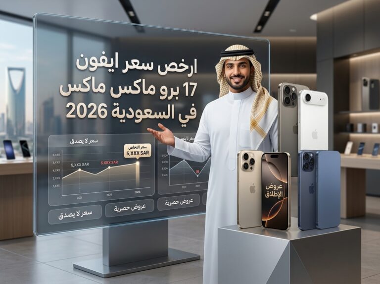 ارخص سعر ايفون 17 برو ماكس في السعودية 2026