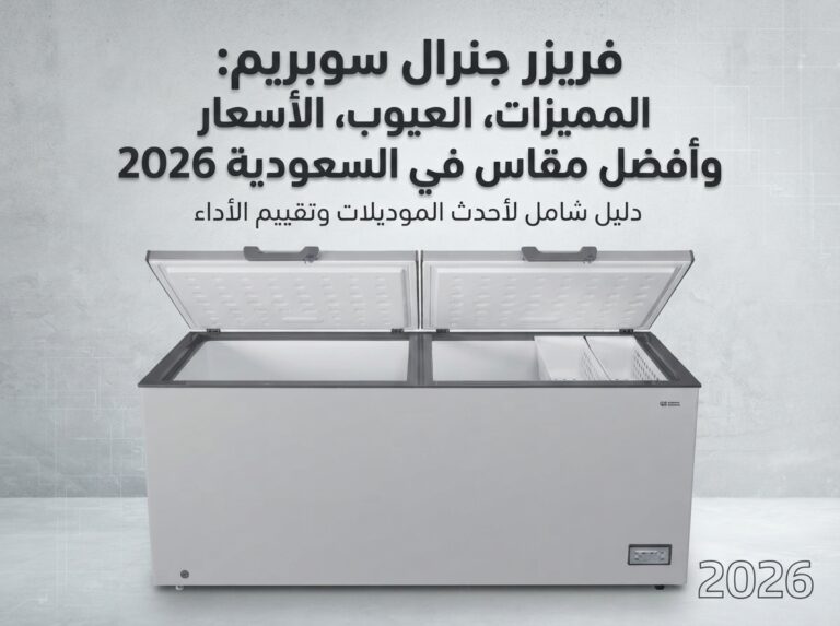 فريزر جنرال سوبريم: المميزات والعيوب والأسعار وأفضل مقاس في السعودية 2026