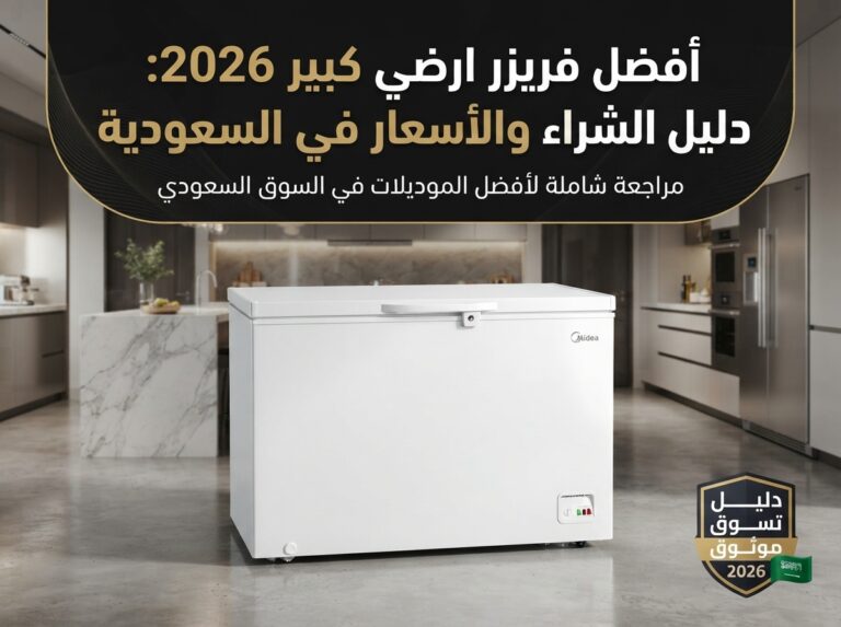 أفضل فريزر ارضي كبير في السعودية 2026: دليل الشراء الكامل
