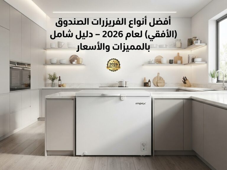 أفضل أنواع الفريزرات الصندوق (الأفقي) لعام 2026 – دليل شامل بالمميزات والأسعار