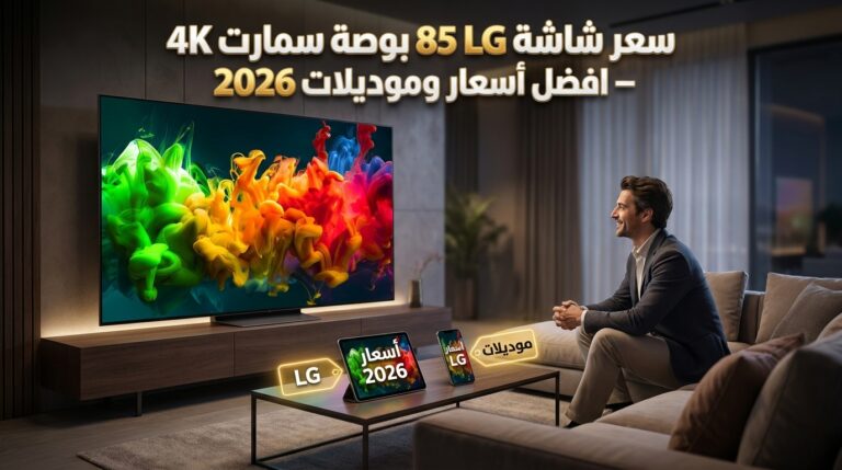 سعر شاشة LG 85 بوصة سمارت 4K في السعودية 2026 (تحديث الأسعار + مقارنة المتاجر)