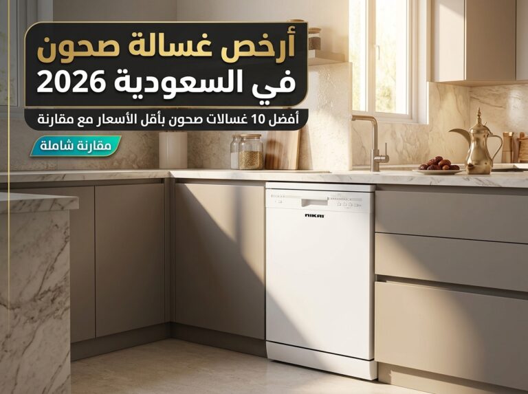 ارخص غسالة صحون في السعودية 2026: أفضل 10 غسالات بأقل سعر مع المقارنة