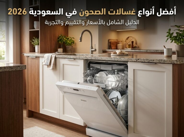 افضل انواع غسالات الصحون في السعودية 2026 (مقارنة شاملة)