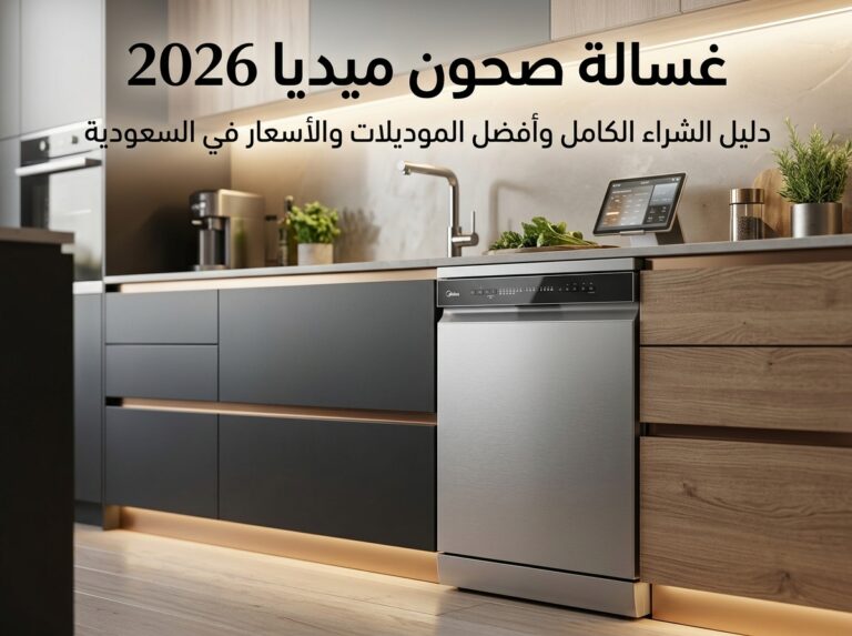 غسالة صحون ميديا 2026: دليل الشراء الكامل وأفضل الموديلات والأسعار في السعودية