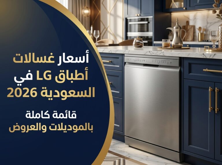 أسعار غسالات الصحون ال جي في السعودية 2026 | قائمة كاملة بالموديلات والعروض