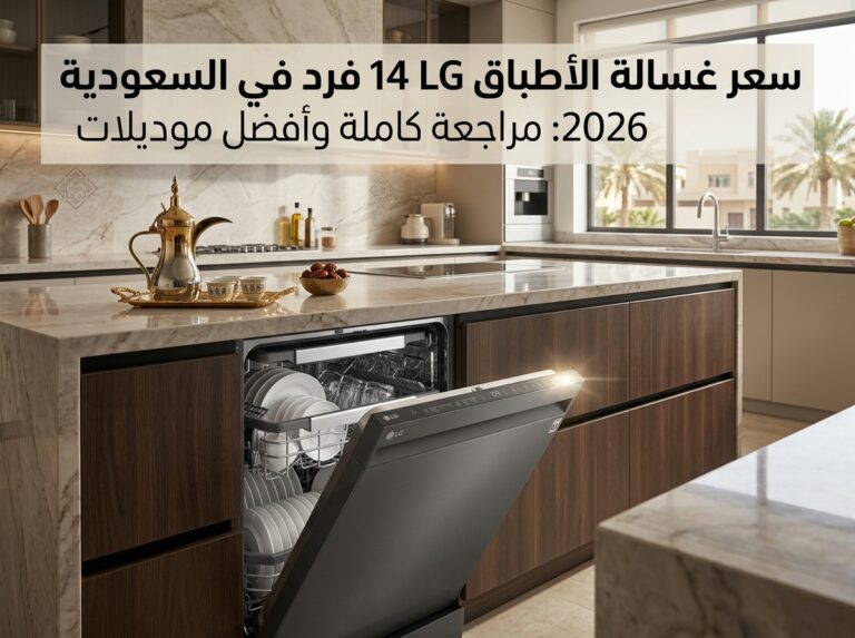 سعر غسالة الأطباق LG 14 فرد في السعودية 2026: مراجعة كاملة وأفضل موديلات